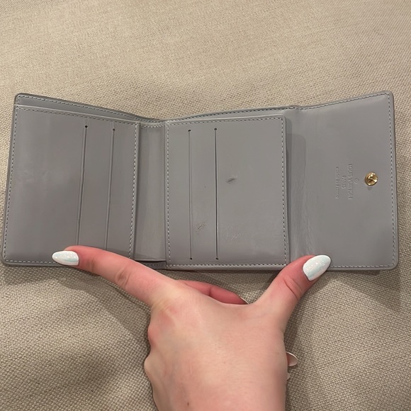 Vintage💚Louis Vuitton💚Monogram Patent Vernis Elise Wallet Perle - Picture 9 of 14